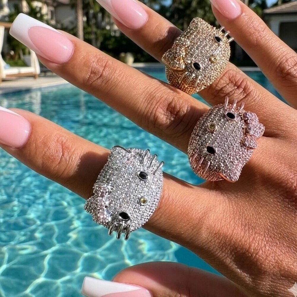Iced Out Hello Kitty Statement 7 Cbb